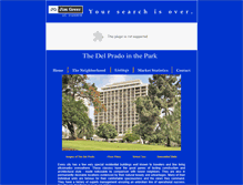 Tablet Screenshot of delpradointhepark.com